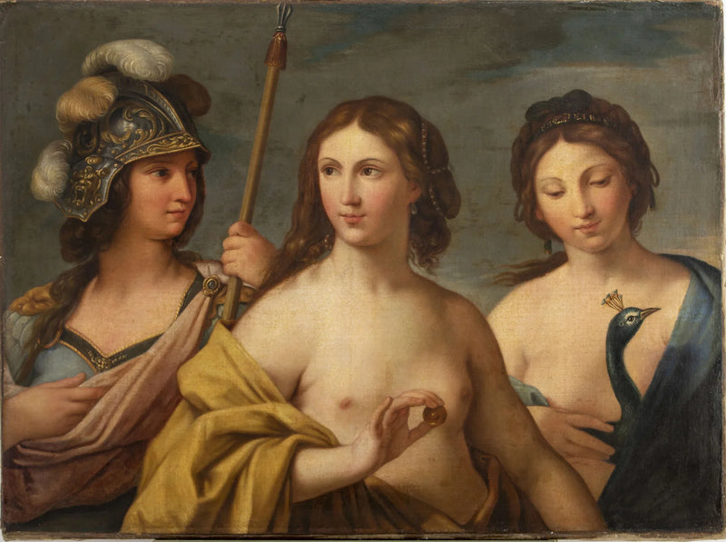 Troje bogiń (Minerwa, Wenus i Junona). - Simon Vouet
