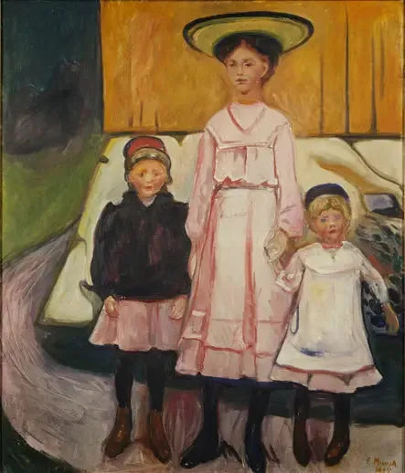 Trzy dziewczyny w Åsgårdstrand - Edvard Munch