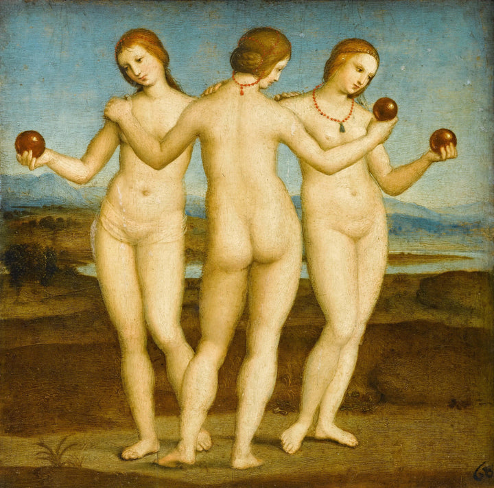 Trzy Gracje, około 1504-1505 - Raphaël