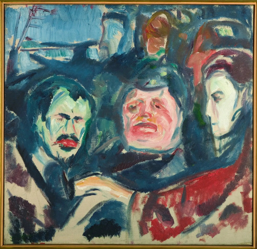 Trzej Mężczyźni - Edvard Munch