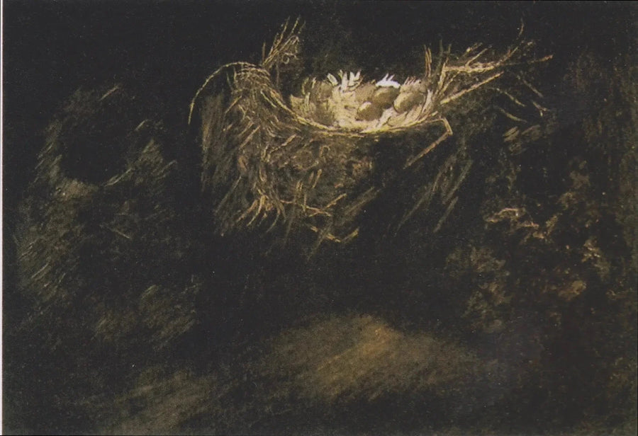 Martwa natura z trzema gniazdami ptaków - Vincent van Gogh
