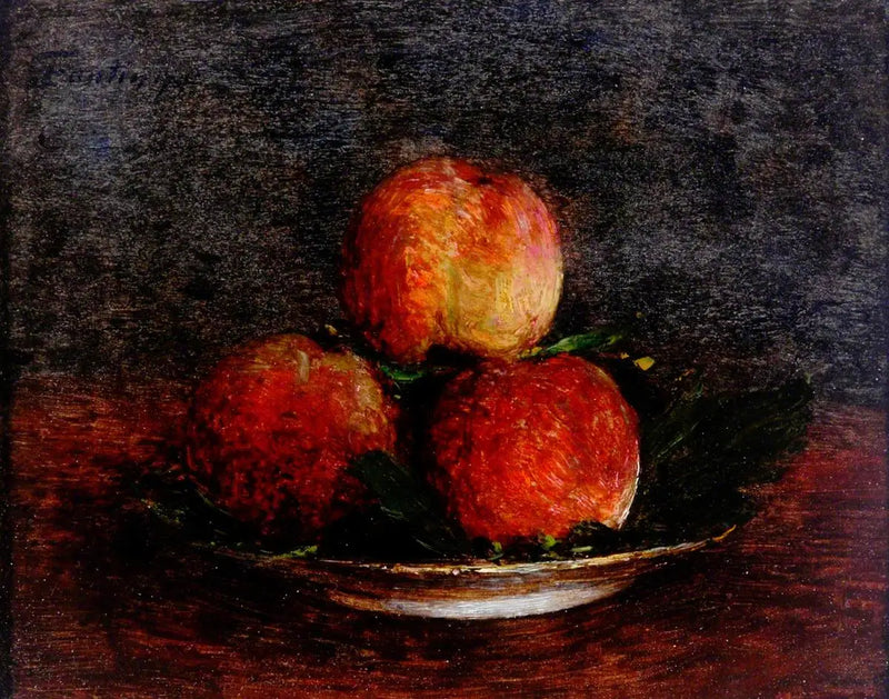 Trzy brzoskwinie - Henri Fantin-Latour