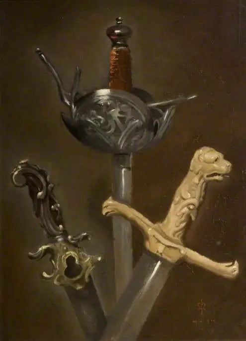Trzy rękojeści mieczy - John Everett Millais