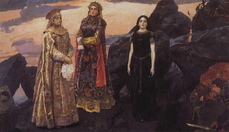 Trzy księżniczki z królestwa podziemnego - Wiktor Wasnecov