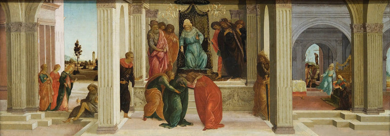 Trzy sceny z historii Estery - Sandro Botticelli