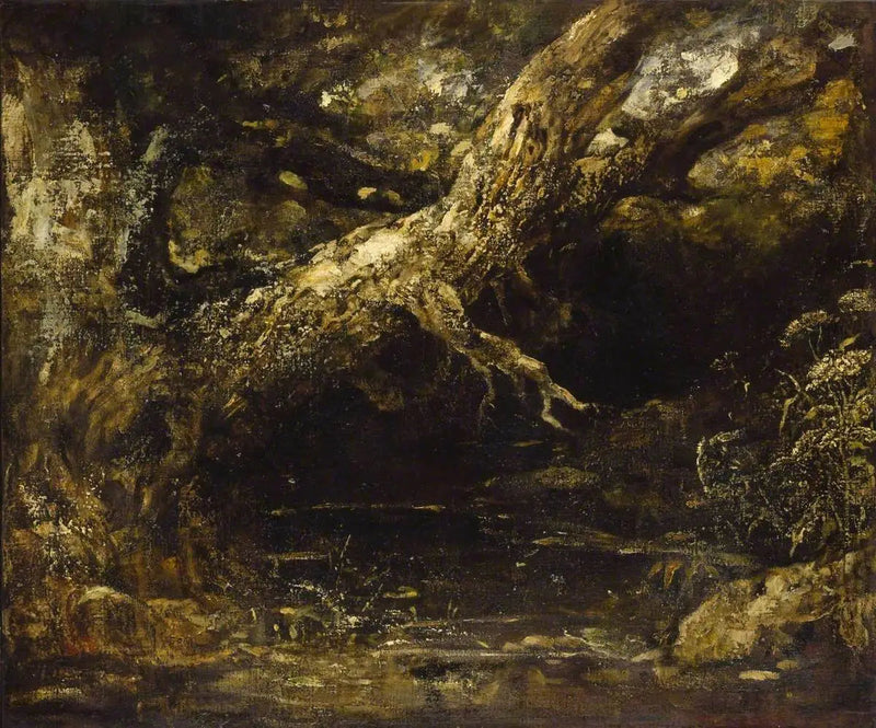 Pień i dolne gałęzie drzewa - John Constable