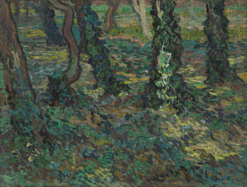 Pnie drzew z bluszczem - Vincent van Gogh