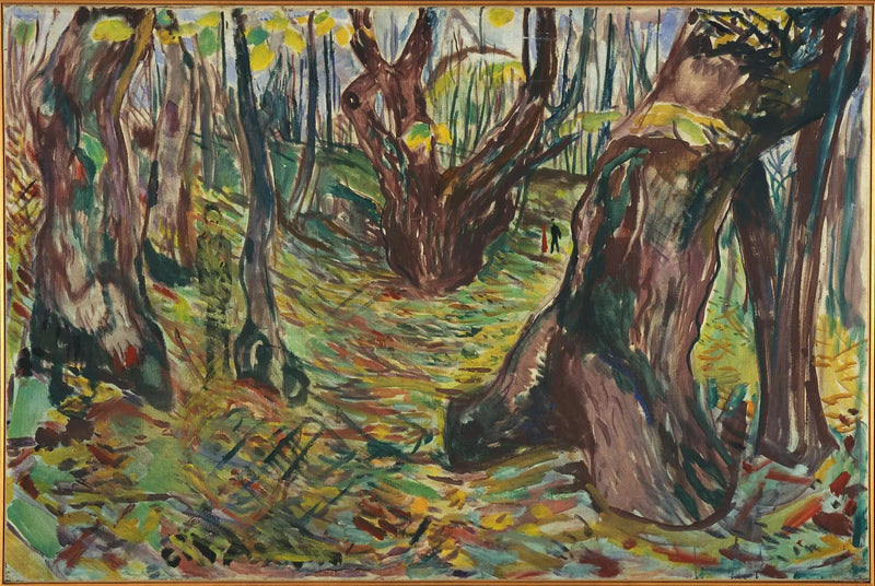 Szorstkie pnie - Edvard Munch
