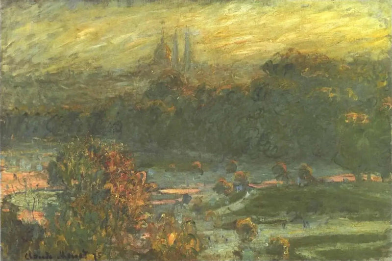 Tuileries, szkic W403 - Claude Monet