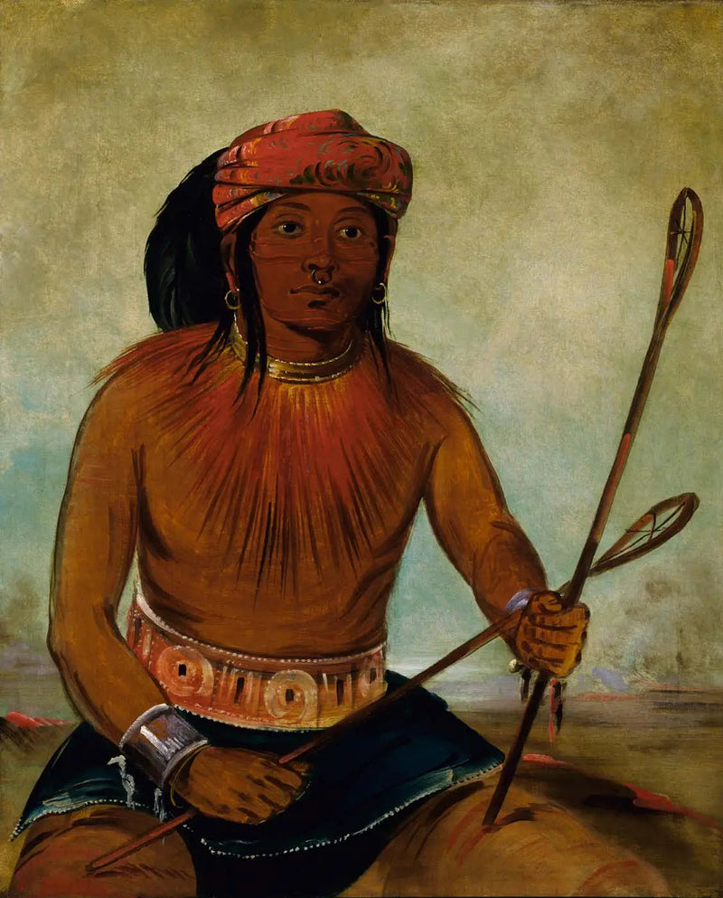 Tul-lock-chísh-ko, pije sok z kamienia - George Catlin