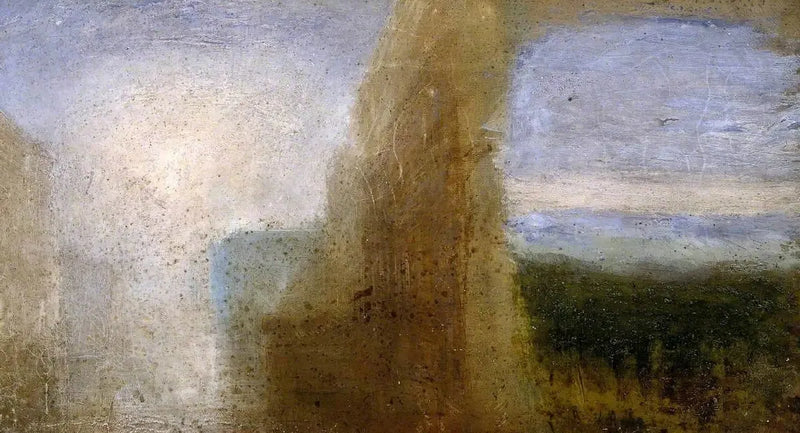 Dwie kompozycje: Claudyjski port morski i otwarty krajobraz - J. M. W. Turner
