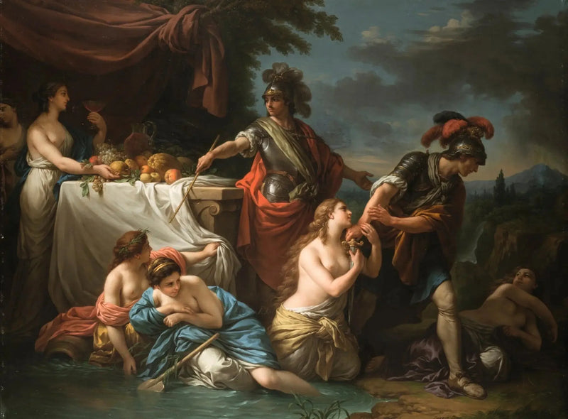 Ubalde i rycerz Danois - Louis Jean François Lagrenée
