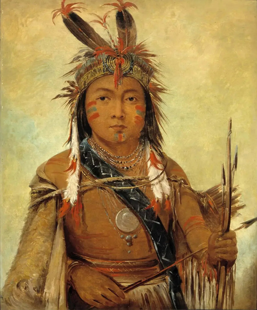 Ud-je-jock, Pélican, chłopak - George Catlin