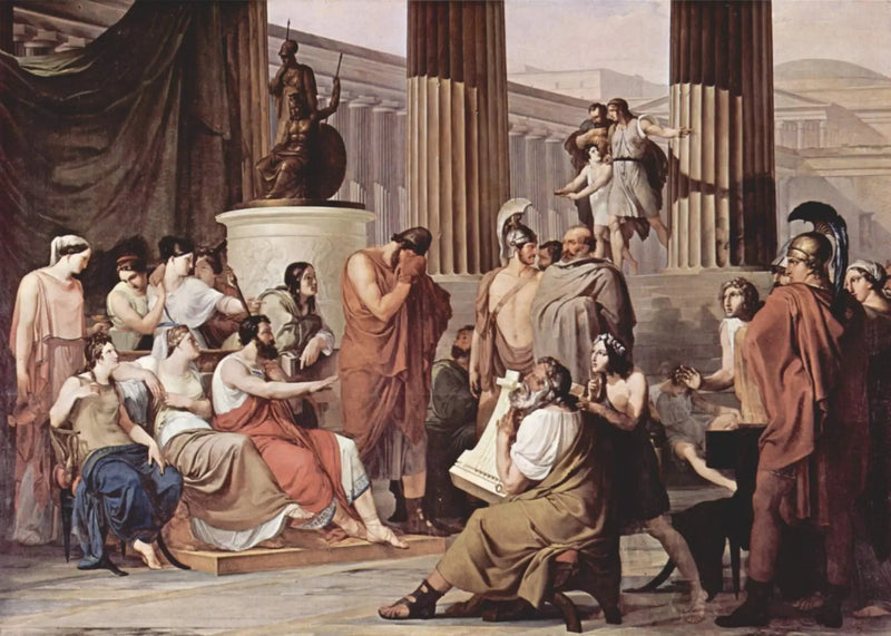 Ulysses na dworze Alkinoosa - Francesco Hayez