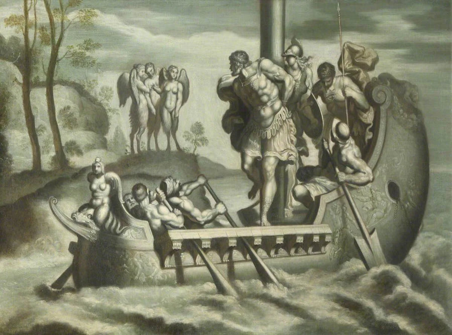 Ulysse i syreny - Annibale Carracci