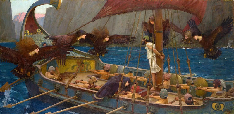 Ulysses i syreny - John William Waterhouse