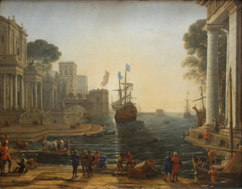 Ulysse oddaje Chryséis swojemu ojcu - Claude Lorrain