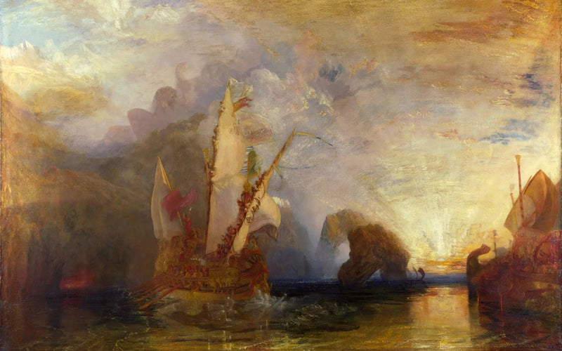 Ulysses kpiący z Polifema - J. M. W. Turner