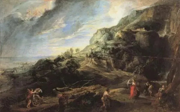 Ulysse na wyspie Feaków - Peter Paul Rubens