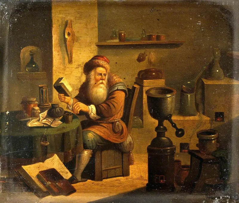 Alchemik w swoim laboratorium - David Teniers Młodszy