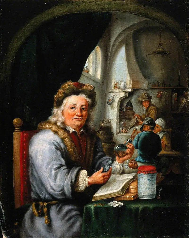 Alchemik w swoim laboratorium - David Teniers Młodszy