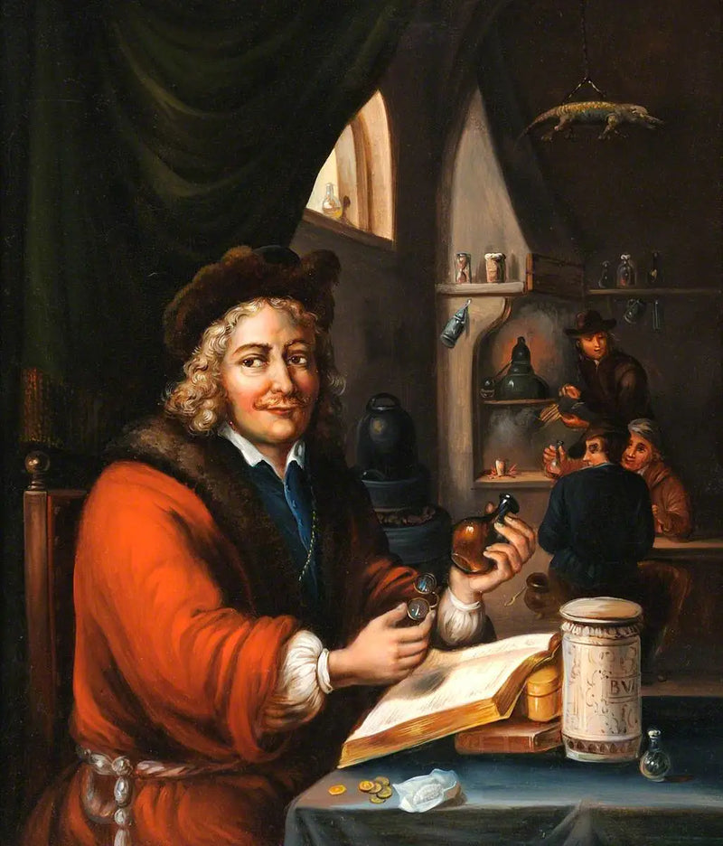 Alchemik w swoim laboratorium - David Teniers Młodszy