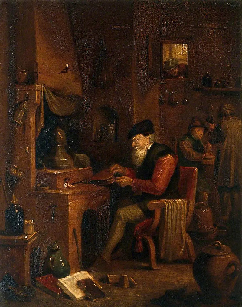 Alchemik w swoim laboratorium - David Teniers Młodszy
