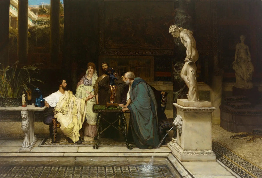 Miłośnik sztuki - Lawrence Alma-Tadema