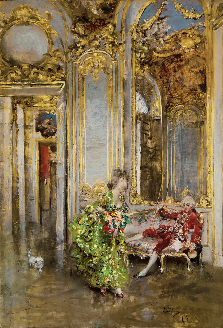 Przyjaciel markiza - Giovanni Boldini