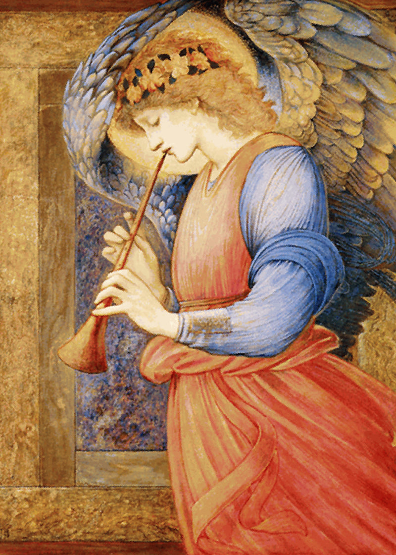 Anioł grający na fletni - Edward Burne-Jones