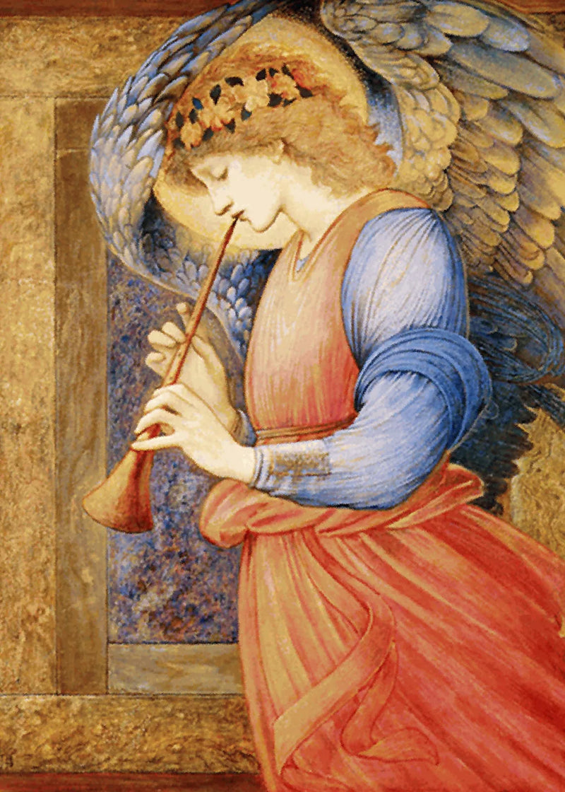 Anioł grający na fletni - Edward Burne-Jones