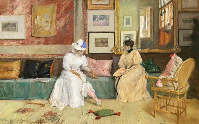 Przyjacielskie wezwanie - William Merritt Chase