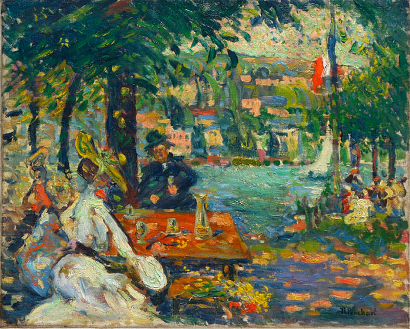 Popołudnie na Wyspie Wiśni - Robert Antoine Pinchon