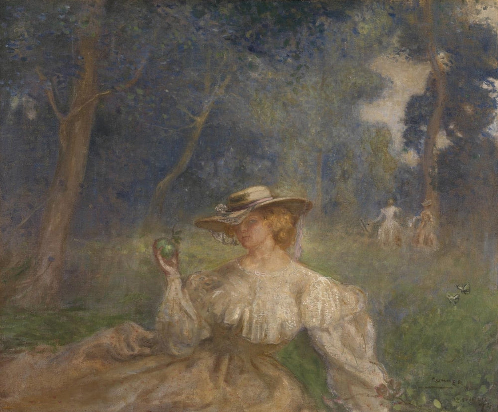 Un après-midi d’été: La pomme verte - Charles Conder - Alpha Reproduction
