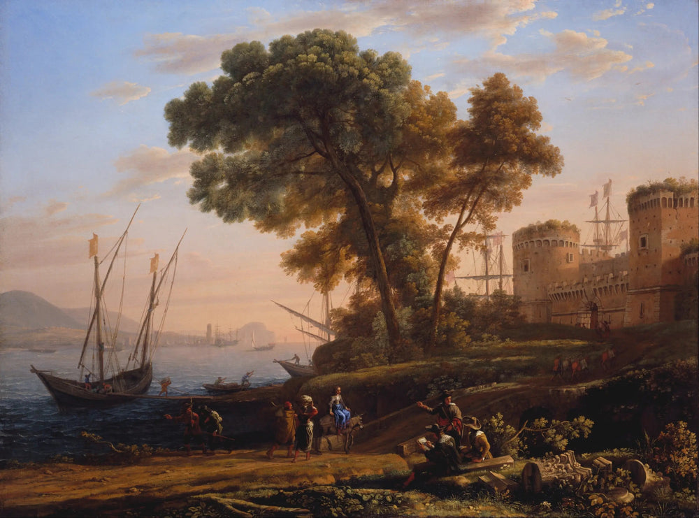 Un artiste étudiant à partir de la nature - Claude Lorrain - Alpha Reproduction