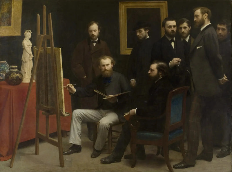 Pracownia w Batignolles - Henri Fantin-Latour