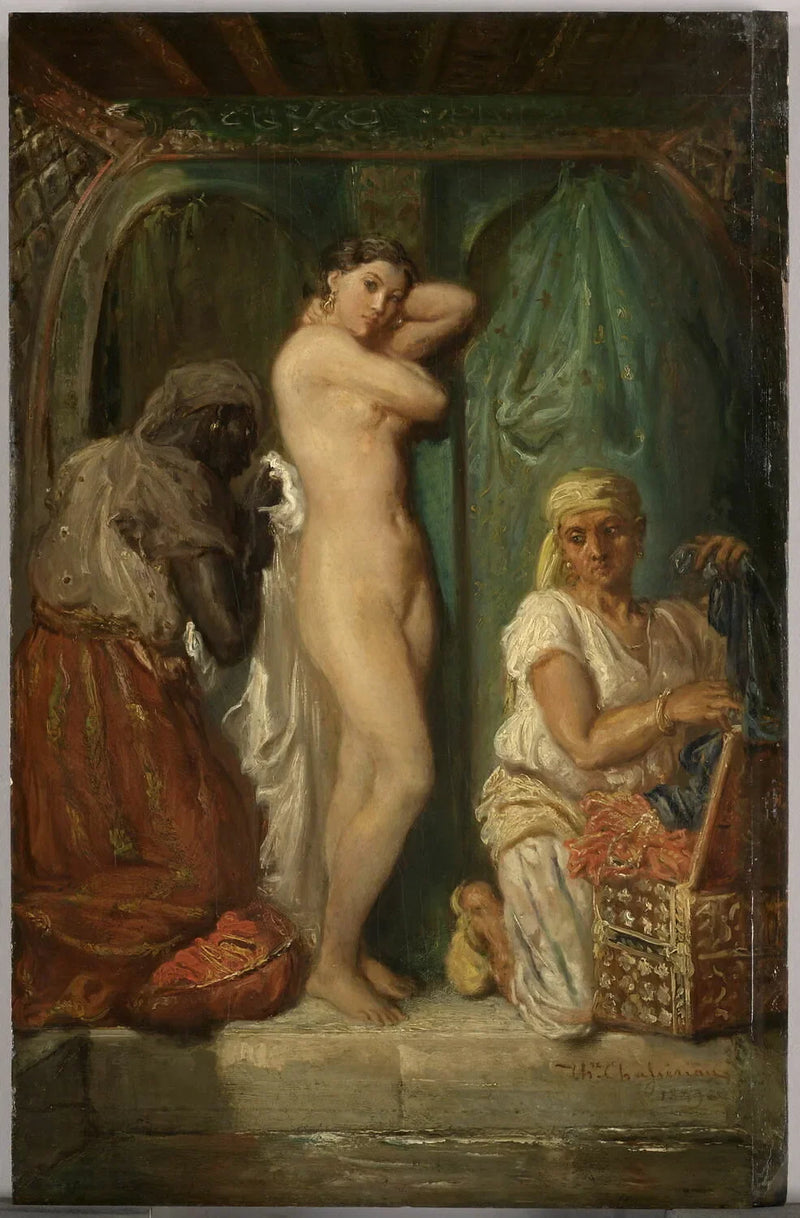 Kąpiel w haremie - Théodore Chassériau