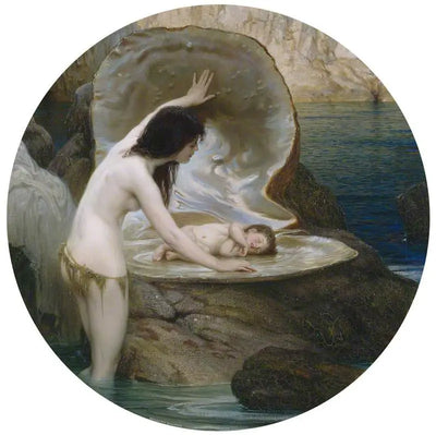 Un bébé d’eau - Herbert Draper - Alpha Reproduction