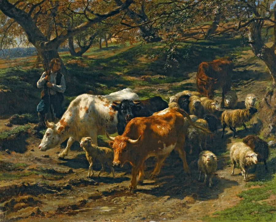 Pasterz ze swoim stadem - Rosa Bonheur