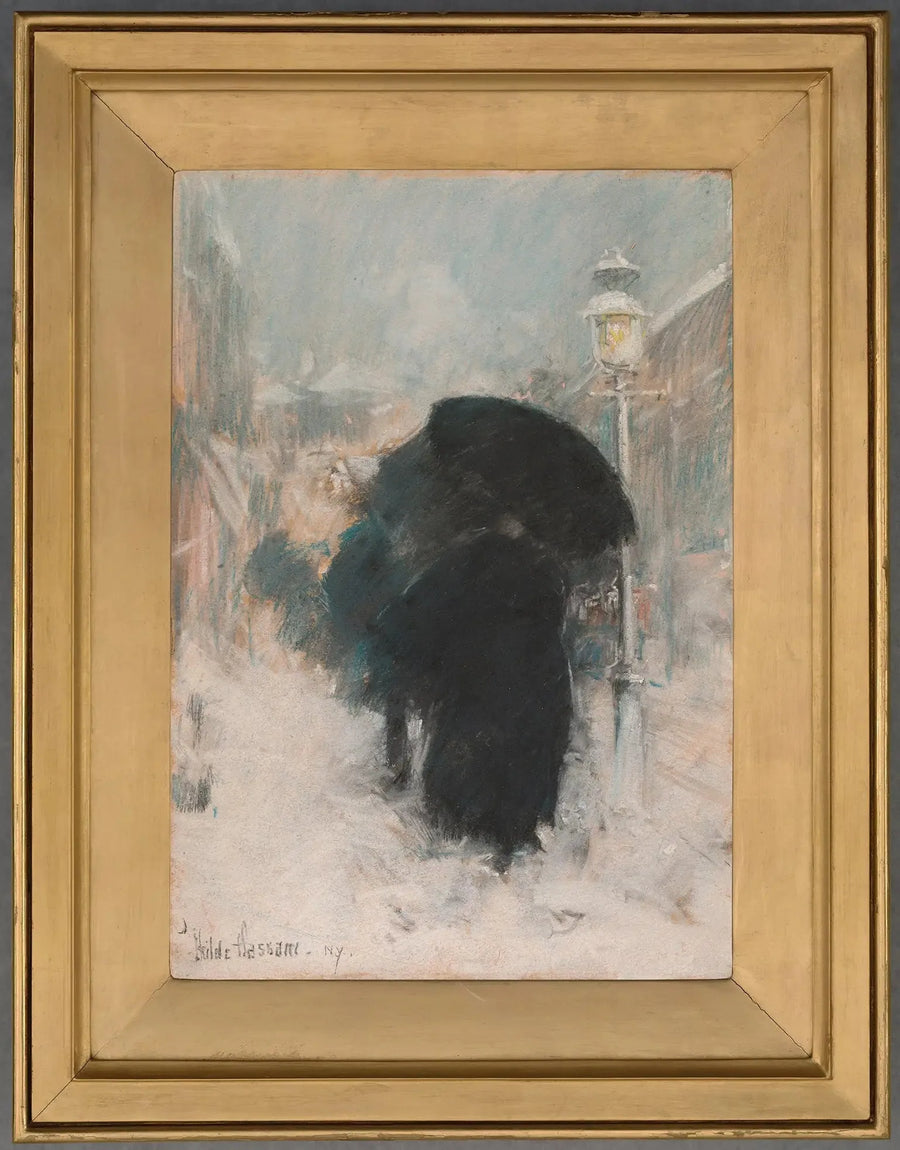 Burza śnieżna w Nowym Jorku - Childe Hassam