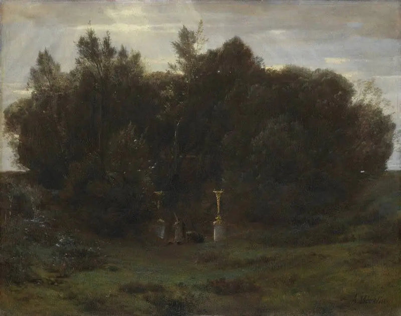 Święty gaj - Arnold Böcklin