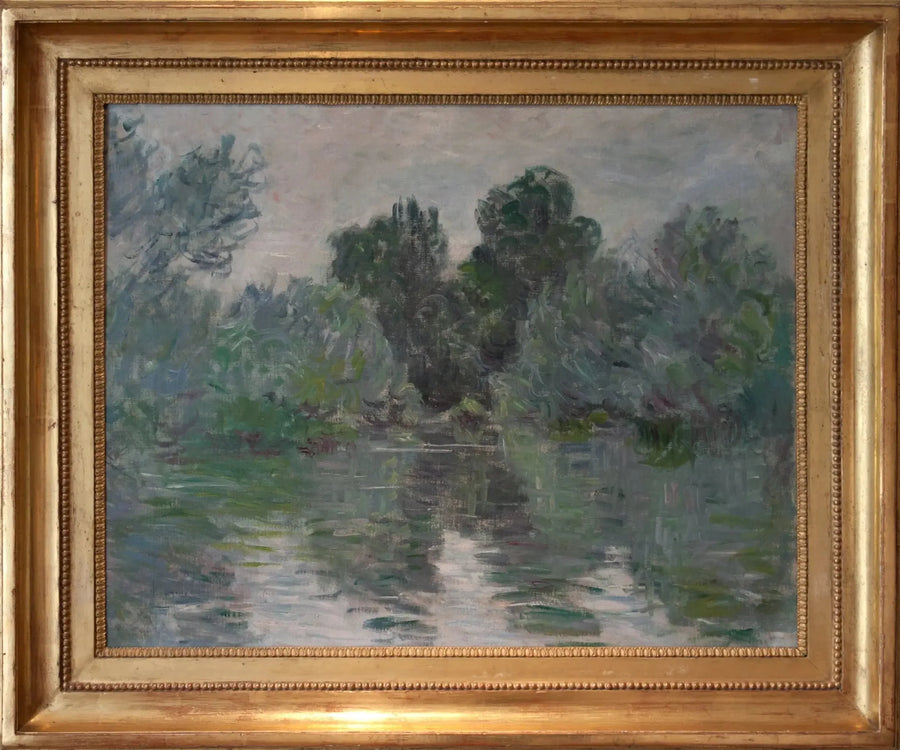 Ramię Sekwany w pobliżu Vétheuil - Claude Monet