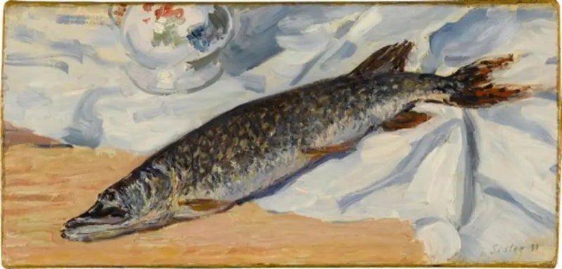Szczupak z Loing - Alfred Sisley