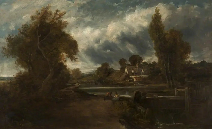 Zamek na rzece Stour - John Constable