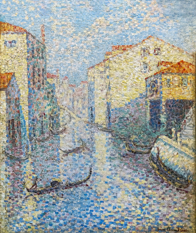 Kanał w Wenecji - Henri-Edmond Cross
