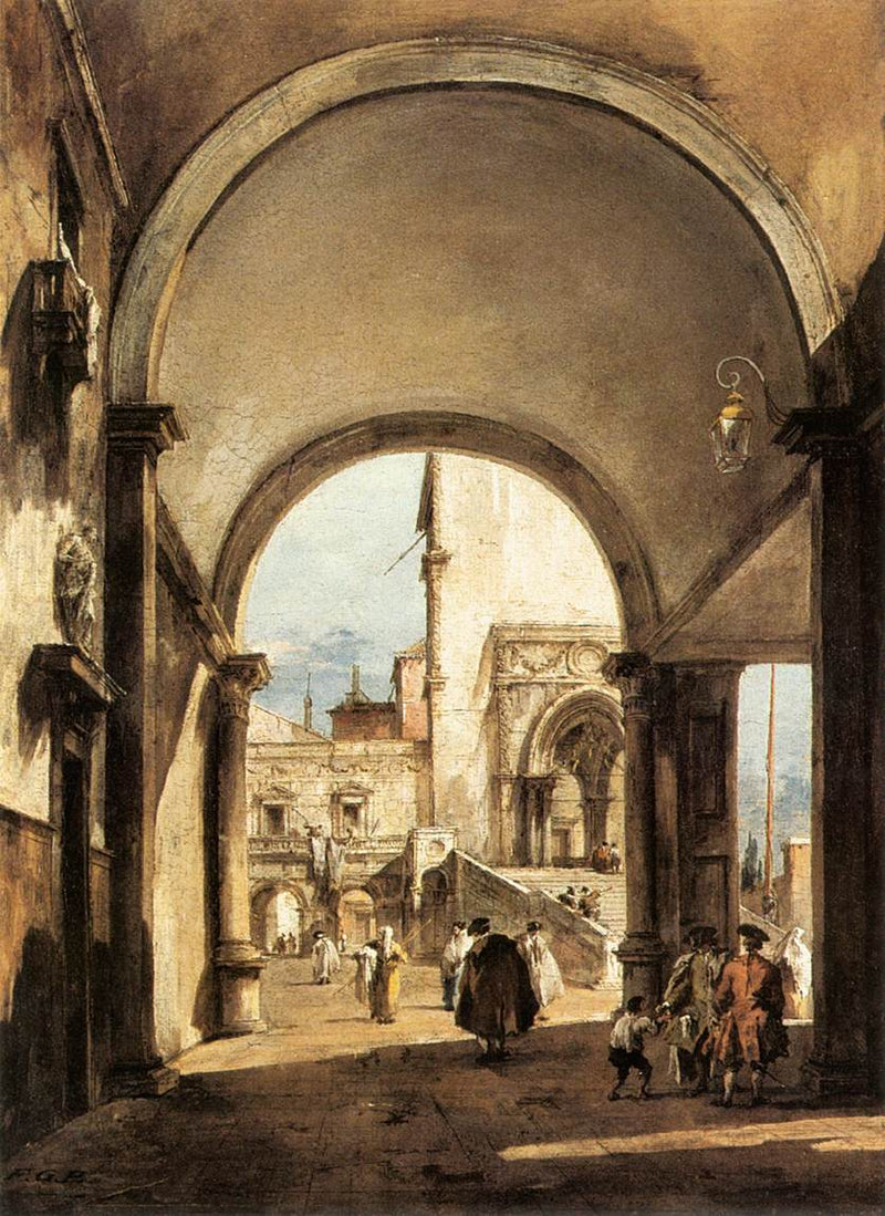 Kaprys architektoniczny - Francesco Guardi