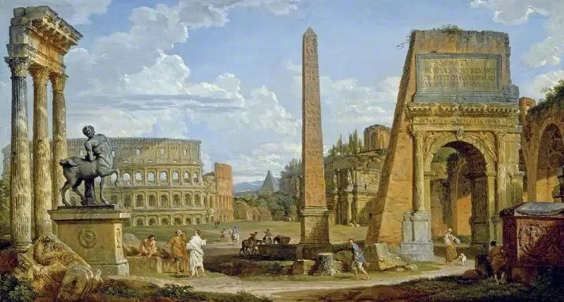 Kaprys rzymskich ruin - Giovanni Paolo Panini