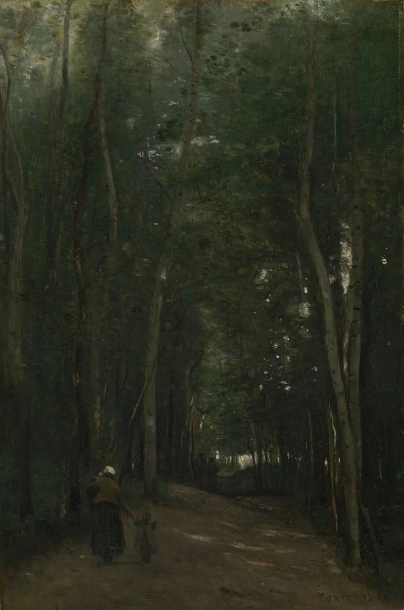 Ścieżka w Saint-Cloud - Jean-Baptiste Camille Corot