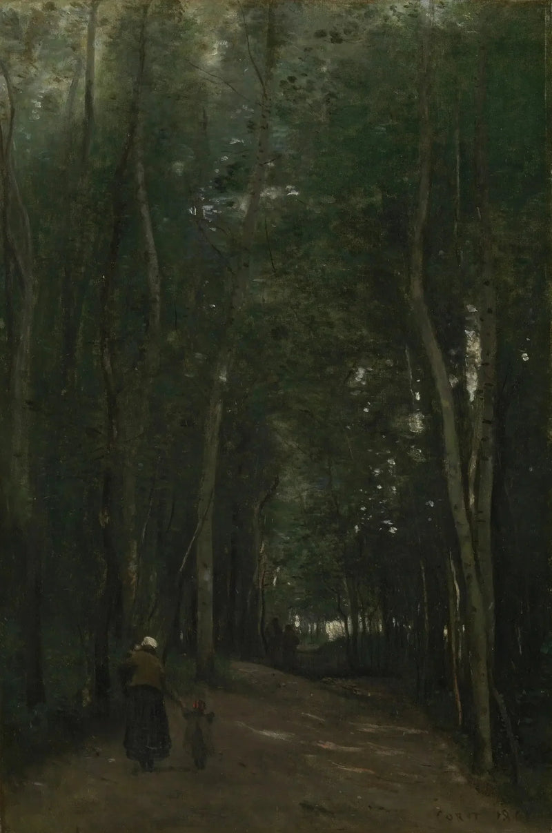 Ścieżka w Saint-Cloud - Jean-Baptiste Camille Corot