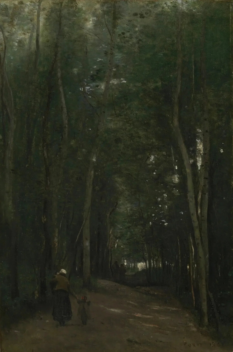 Ścieżka w Saint-Cloud - Jean-Baptiste Camille Corot